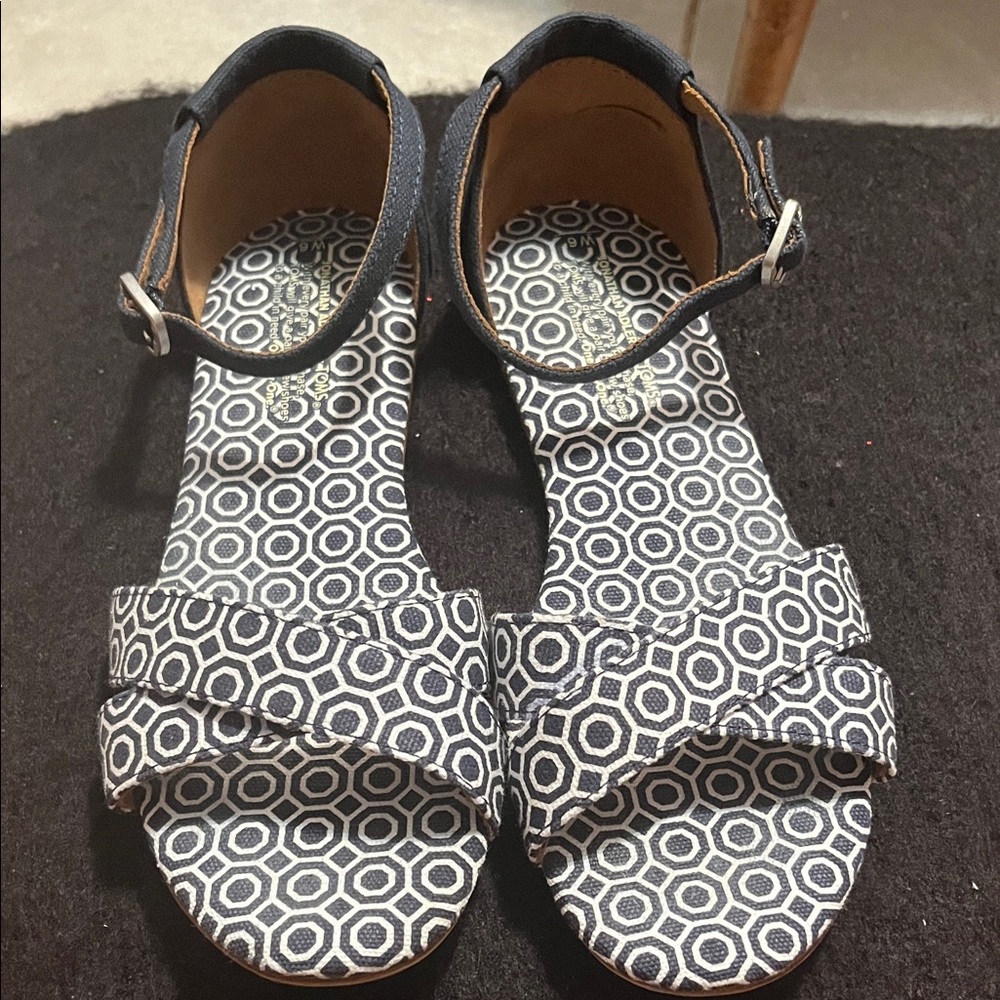Toms Navy Blue Slip-On Shoes